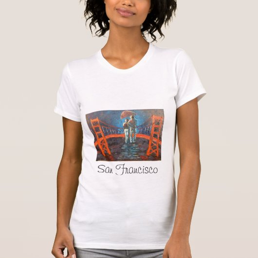 Romantisches San Francisco T-Shirt (Vorderseite)