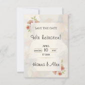 Romantisches Save the Date - Pastel (Vorderseite)