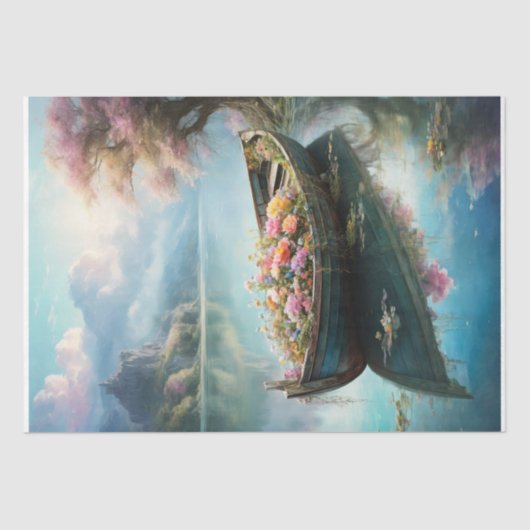 Romantisches Schiff - Enttäuschung - Seidenpapier (Vorderseite)