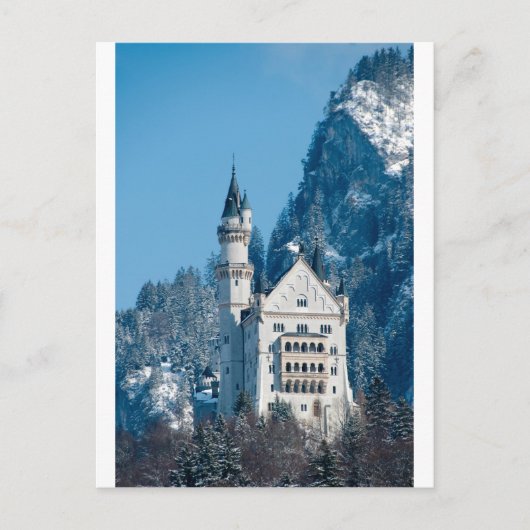 Romantisches Schloss Postkarte (Vorderseite)