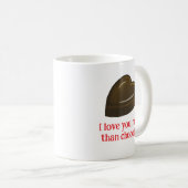 Romantisches Schokoladenherz Kaffeetasse (VorderseiteRechts)