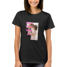 Romantisches Schönes-Frau-Kunst-T-Shirt – Elegante
