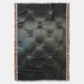 Romantisches schwarzes schönes Leder Decke (Vorderseite Vertikal)