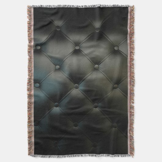 Romantisches schwarzes schönes Leder Decke (Vorderseite Vertikal)