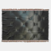 Romantisches schwarzes schönes Leder Decke (Vorderseite)