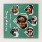 Romantisches Sechs-Fotovorlage Jigsaw-Puzzle Puzzle (Horizontal)