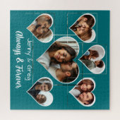 Romantisches Sechs-Fotovorlage Jigsaw-Puzzle Puzzle (Horizontal)