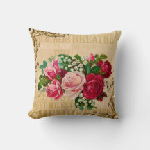 Romantisches Sepia-Design rote Rosen vintage auf