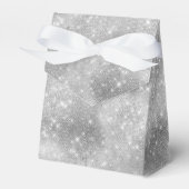 Romantisches Silver Sparkle-Brautparty Geschenkschachtel (Vorderseite)