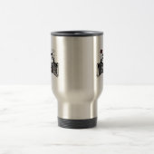Romantisches Skelettkaffee - Gotik mit Herz Reisebecher (Mittel)