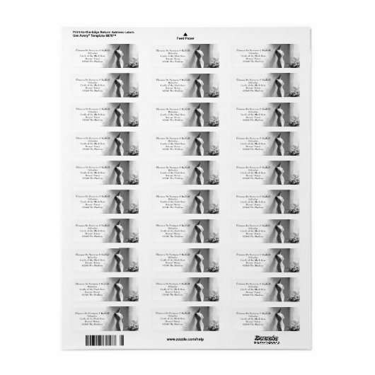 Romantisches Sketch-Hochzeitstil (Vorne)