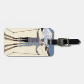 Romantisches Skivergnügen Gepäckanhänger (Vorderseite horizontal)