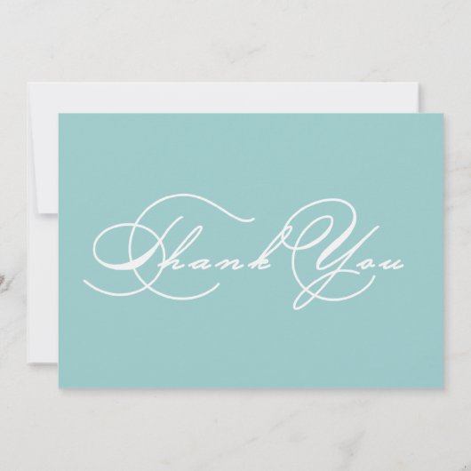 ROMANTISCHES SKRIPT WEDDING %PIPE% DANKEN IHNEN DANKESKARTE (Rückseite)