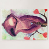Romantisches Sloth Puzzle (Horizontal)