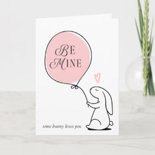 Romantisches Some Bunny Liebt Dich Valentinstag  Feiertagskarte