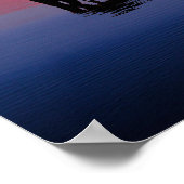 Romantisches Sonnenaufgang-Poster Poster (Ecke)