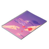 Romantisches Sonnenuntergang-Notebook: Herzliche S Notizblock (Linke Seite)