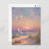 Romantisches Soul Postkarte (Vorne/Hinten)