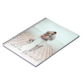 Romantisches Sprichwort 2 Fotos erinnern sich an d Notizblock (Linke Seite)