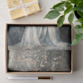 Romantisches Stillleben - Blumenzettel Seidenpapier (Geschenk)