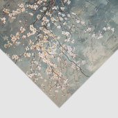 Romantisches Stillleben - Blumenzettel Seidenpapier (Ausschnitt)