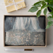 Romantisches Stillleben - Blumenzettel Seidenpapier (Geschenk)