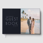 Romantisches Strandfoto Gästebuch (Vorderseite)