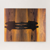 Romantisches Strandpuzzle Puzzle (Horizontal)