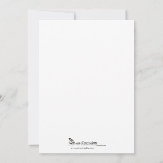 Romantisches Stroll-Monogramm-graue Einladung (Rückseite)