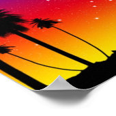 Romantisches Sunset Poster (Ecke)