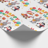 Romantisches Urlaubsdesign-Geschenkpapier Geschenkpapier (Ecke)
