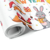 Romantisches Urlaubsdesign-Geschenkpapier Geschenkpapier (Rolleneckpunkt)