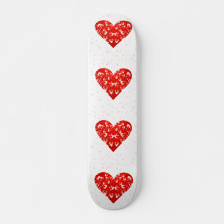 Romantisches Valentinherz Skateboard