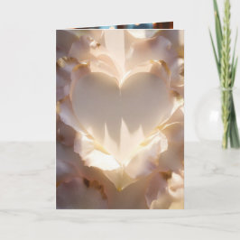 Romantisches Valentins-Einladungsdesign Karte