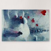 Romantisches Valentins Puzzle (Horizontal)