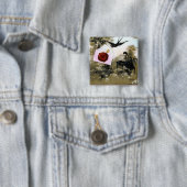 ROMANTISCHES VALENTINSCHREIBEN, ROTWACHS-SIEGEL BUTTON (Beispiel)