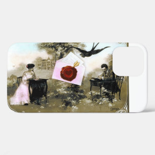 ROMANTISCHES VALENTINSCHREIBEN, ROTWACHS-SIEGEL iPhone 12 HÜLLE
