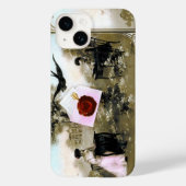 ROMANTISCHES VALENTINSCHREIBEN, ROTWACHS-SIEGEL Case-Mate iPhone HÜLLE (Rückseite)