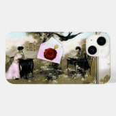 ROMANTISCHES VALENTINSCHREIBEN, ROTWACHS-SIEGEL Case-Mate iPhone HÜLLE (Rückseite (Horizontal))