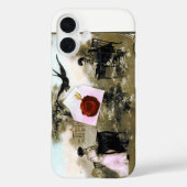 ROMANTISCHES VALENTINSCHREIBEN, ROTWACHS-SIEGEL Case-Mate iPhone HÜLLE (Rückseite)