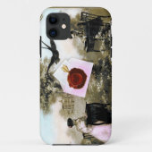 ROMANTISCHES VALENTINSCHREIBEN, ROTWACHS-SIEGEL Case-Mate iPhone HÜLLE (Rückseite)