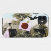 ROMANTISCHES VALENTINSCHREIBEN, ROTWACHS-SIEGEL Case-Mate iPhone HÜLLE (Rückseite (Horizontal))