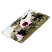 ROMANTISCHES VALENTINSCHREIBEN, ROTWACHS-SIEGEL MAGNET (Linke Seite)