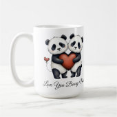 Romantisches Valentinsgeschenk für Sie oder Ihn Kaffeetasse (Links)