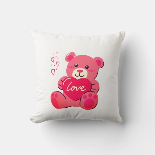 Romantisches Valentinsgeschenk Kissen (Vorderseite)