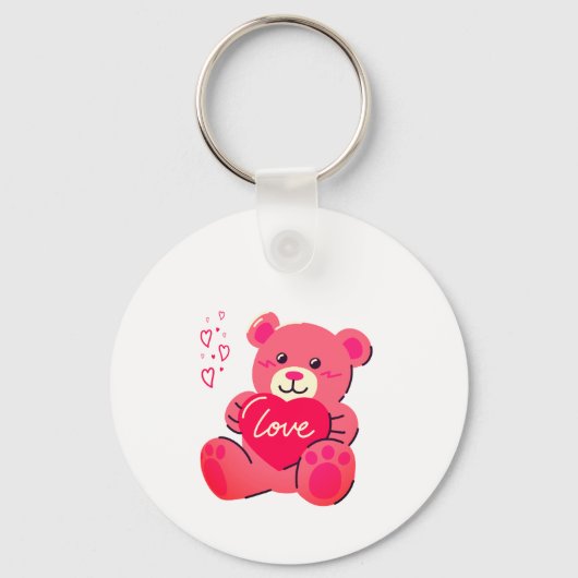 Romantisches Valentinsgeschenk Schlüsselanhänger (Vorderseite)