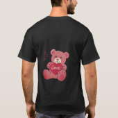 Romantisches Valentinsgeschenk T-Shirt (Rückseite)
