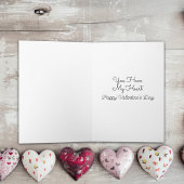 Romantisches Valentinstag Anime Couple Karte