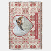 Romantisches Valentinstag-Bistro-Kachel-Foto Decke (Vorderseite Vertikal)