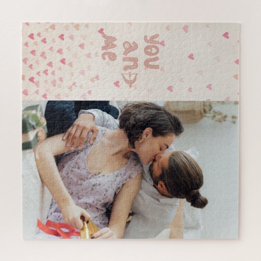 Romantisches Valentinstag-Foto Puzzle (Horizontal)
